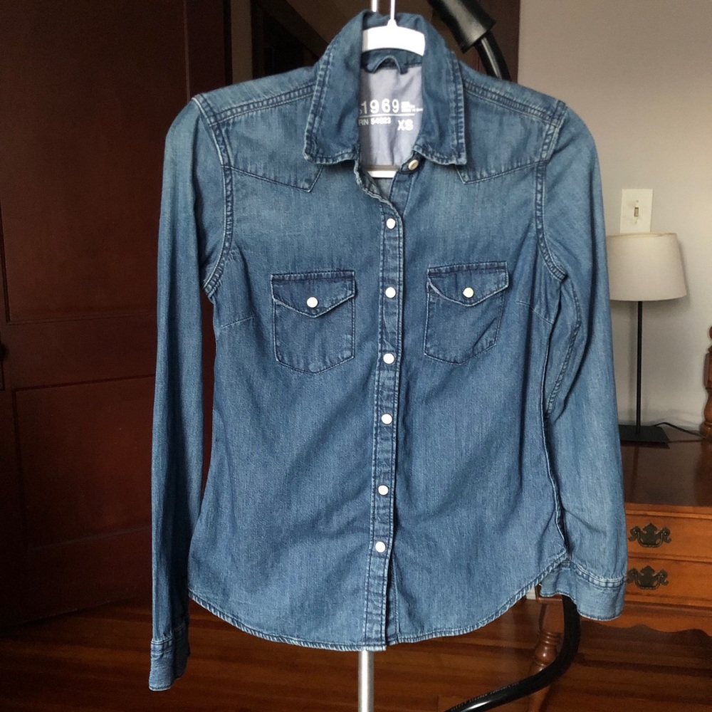 Denim western shirt